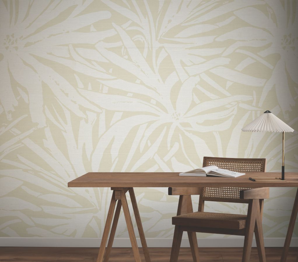 Purchase Gn2577M | Woodnote, Floral Canopy Beige Mural - York Wallpaper