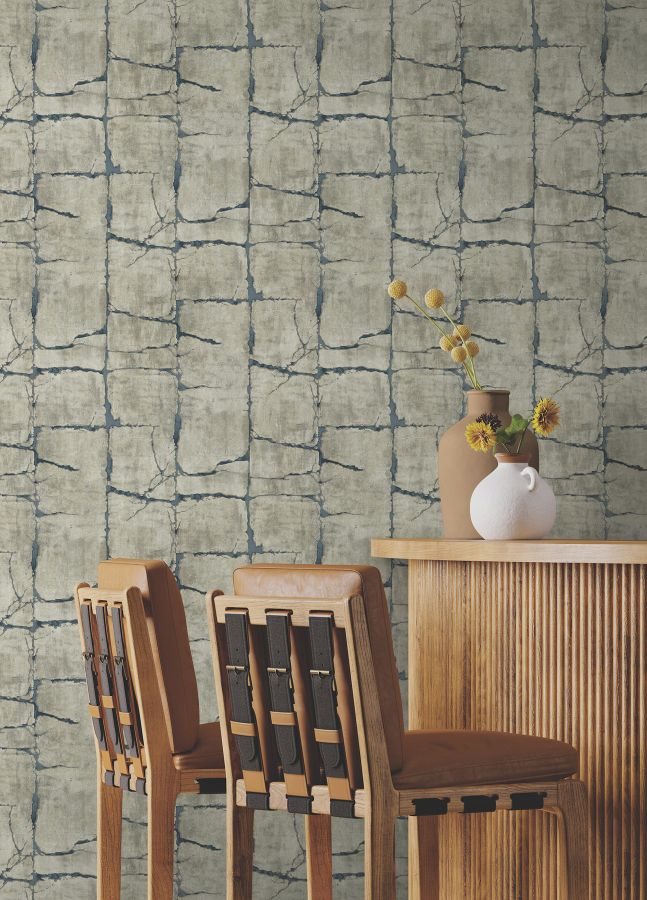 Purchase Gn2582 | Woodnote, Mojave Navy - York Wallpaper