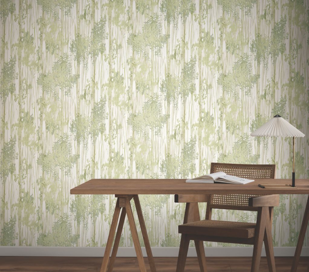 Purchase Gn2601 | Woodnote, Aspen Grove Green - York Wallpaper