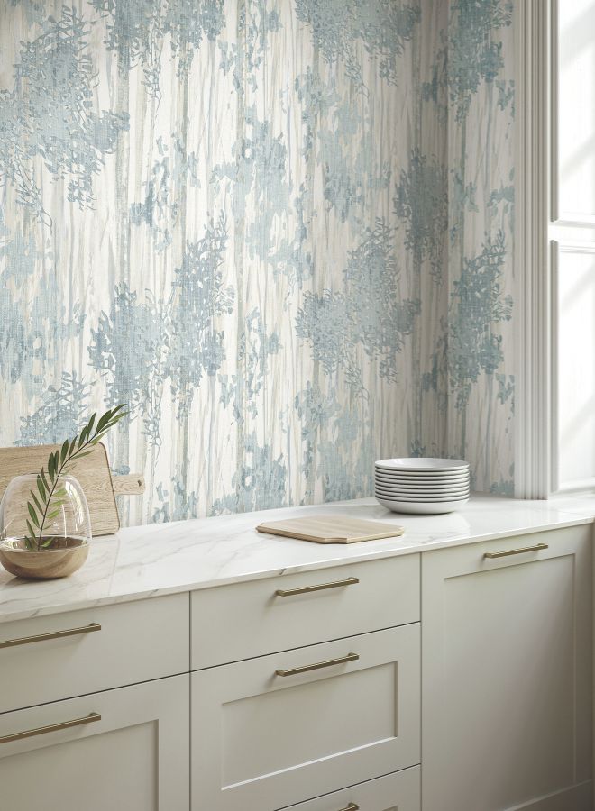 Purchase Gn2602 | Woodnote, Aspen Grove Blue - York Wallpaper