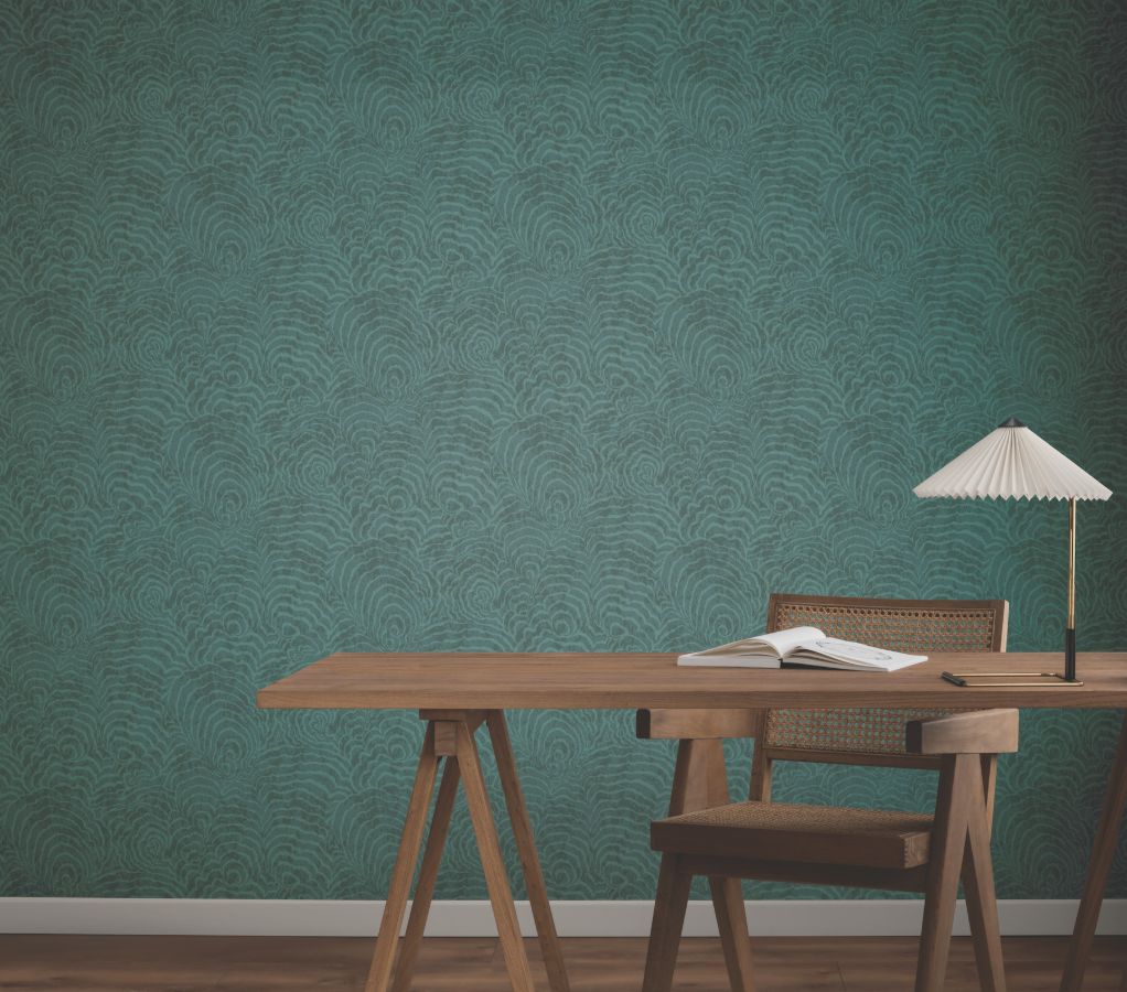 Purchase Gn2631 | Woodnote, Ocean Jasper Teal - York Wallpaper