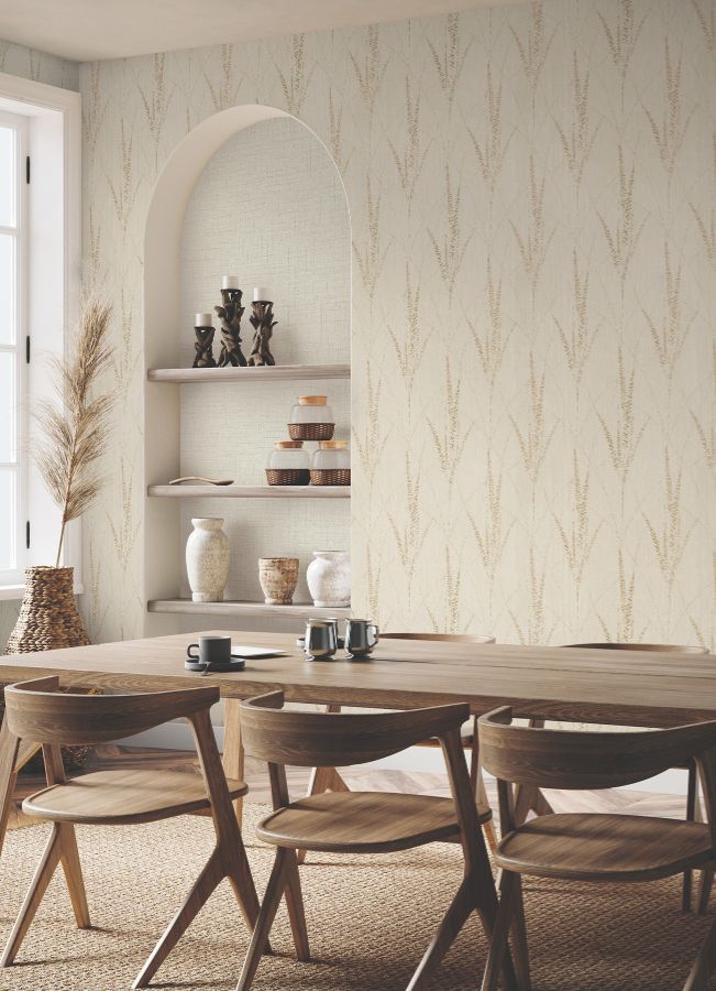 Purchase Gn2642 | Woodnote, Graceful Willow Pale Straw - York Wallpaper