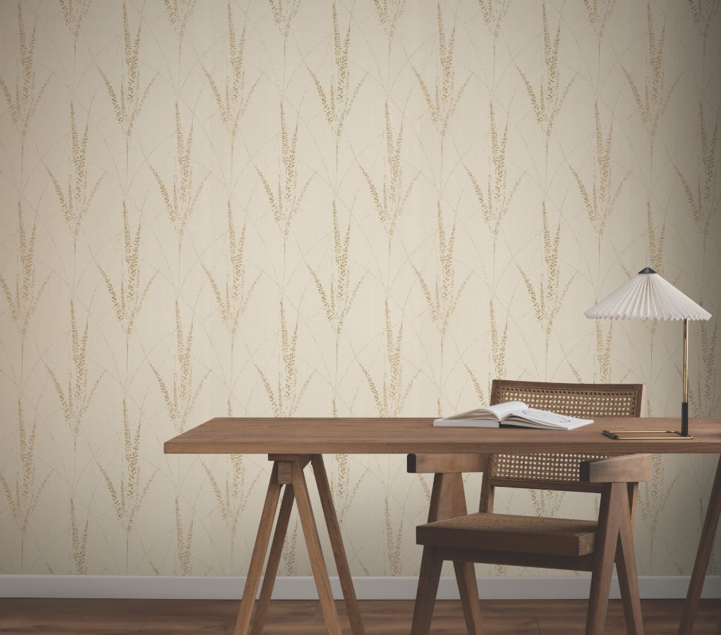 Purchase Gn2642 | Woodnote, Graceful Willow Pale Straw - York Wallpaper