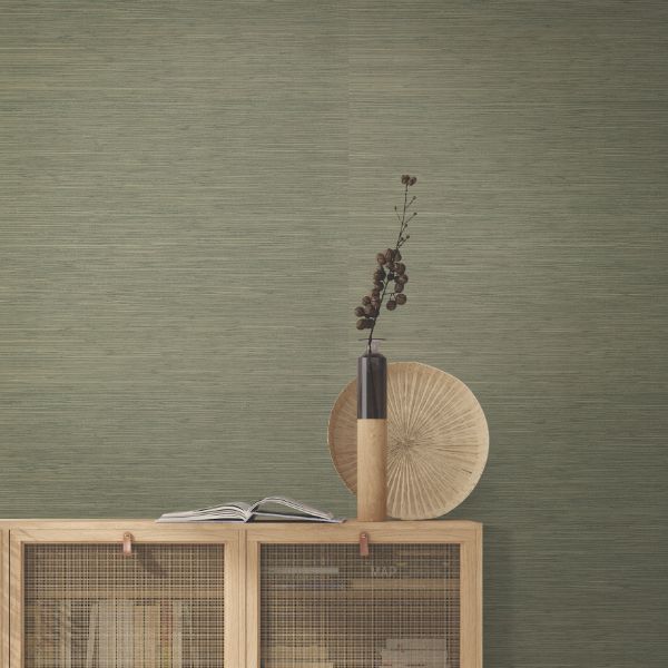 Purchase Grl86131 | Natural Palette Resource, Painted Hemp Sage - Ronald Redding Wallpaper