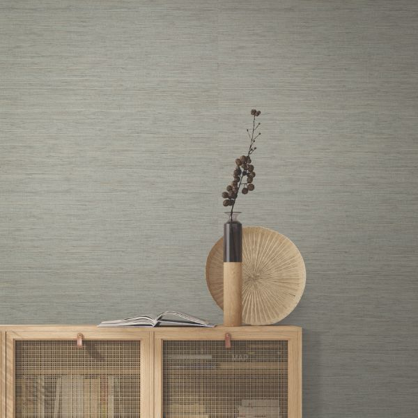 Purchase Grl88020 | Natural Palette Resource, Painted Hemp Light Grey - Ronald Redding Wallpaper