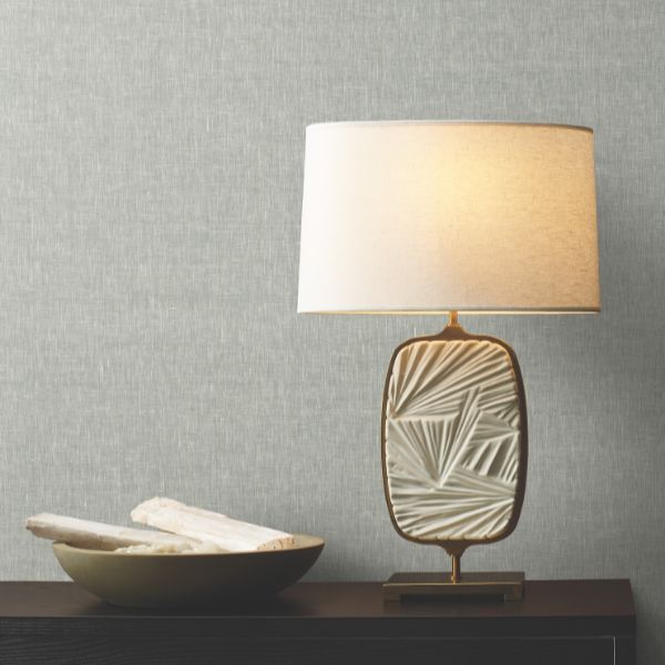 Purchase Grl88130 | Natural Palette Resource, Sheer Linen Sparkling Ash - Ronald Redding Wallpaper