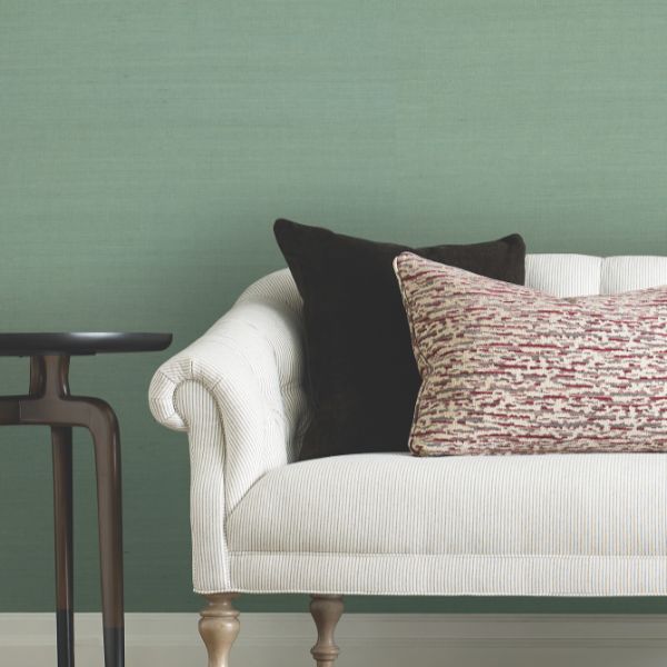 Purchase Grl88443 | Natural Palette Resource, Maguey Sisal Seafoam - Ronald Redding Wallpaper