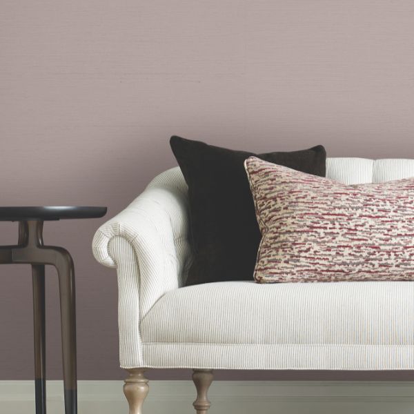 Purchase Gv0120Nw | Natural Palette Resource, Maguey Sisal Mauve - Ronald Redding Wallpaper