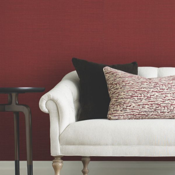 Purchase Gv0132Nw | Natural Palette Resource, Maguey Sisal Currant - Ronald Redding Wallpaper