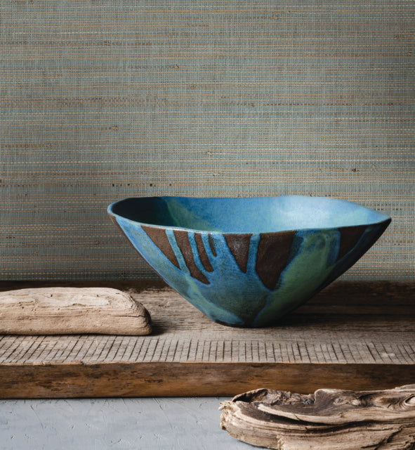 Purchase Gv0204 | Grasscloth & Natural Resource, Marled Abaca - Ronald Redding Wallpaper