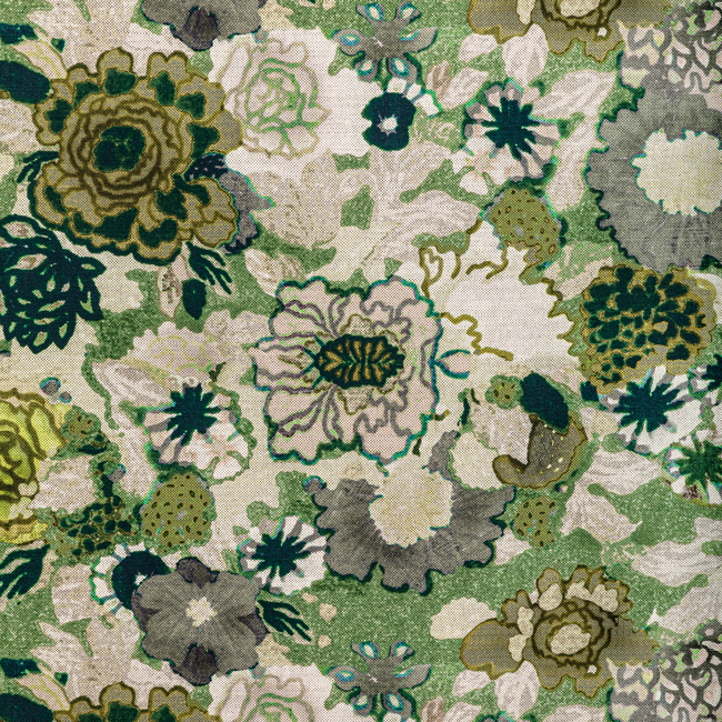 Purchase Lee Jofa Modern Fabric - Gwf-3774.311.0 Arioso Print Stone/Jade