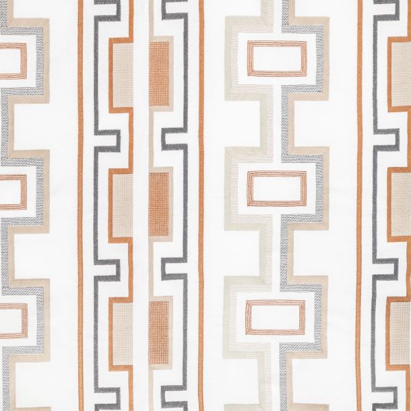 Sample - Gwf-3779.1624.0 | Tritone Embroidery, Copper - Lee Jofa Modern Fabric
