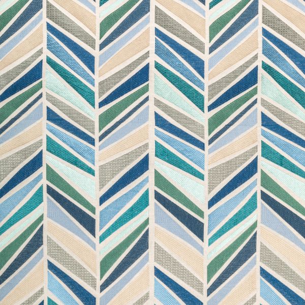 Sample - Gwf-3780.535.0 | Tala Embroidery, Aegean - Lee Jofa Modern Fabric