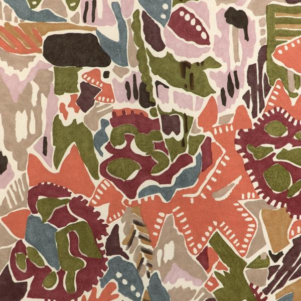 Sample - Gwf-3804-310 | Chrystie Print, Soho - Groundworks Fabric - Gwf-3804.310.0