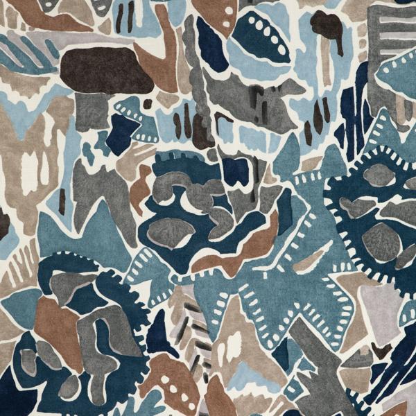 Sample - Gwf-3804-511 | Chrystie Print, Soho - Groundworks Fabric - Gwf-3804.511.0