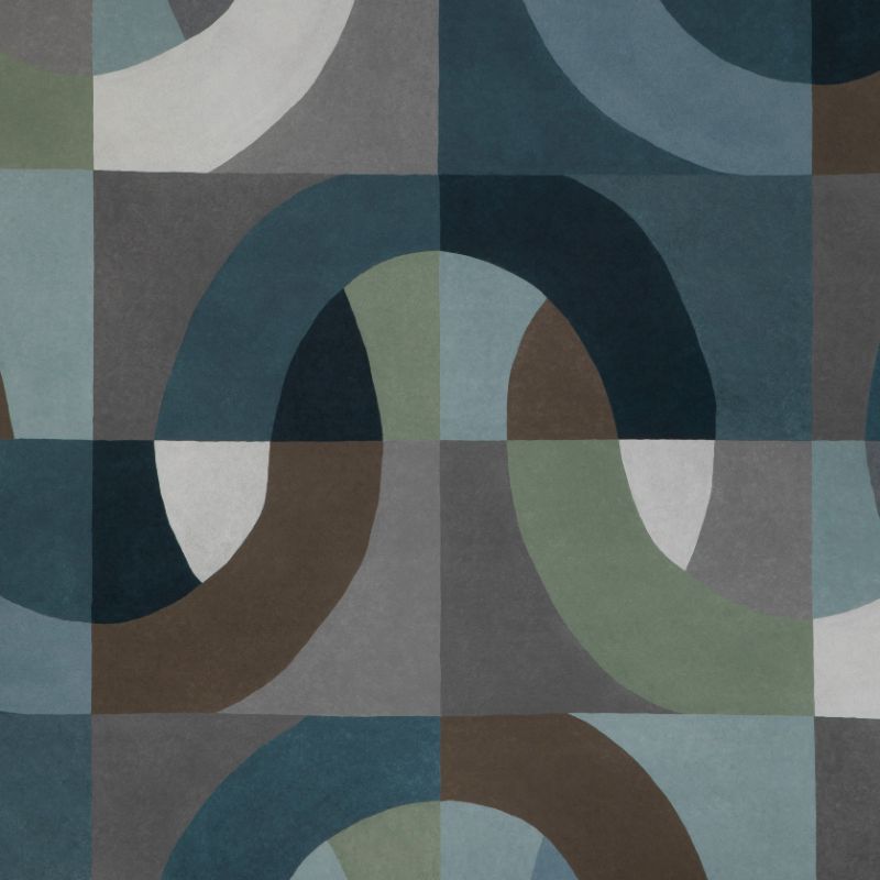 Sample - Gwp-3731.550.0 | Colonnade Paper, Blue Abstract - Lee Jofa Modern Wallpaper