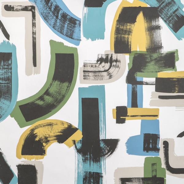 Sample - Gwp-3738-353 | Bleecker Paper, Multi Color Abstract - Lee Jofa Modern Wallpaper - Gwp-3738.353.0