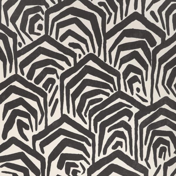 Sample - Gwp-3739-8 | Greene Paper, Black Abstract - Lee Jofa Modern Wallpaper - Gwp-3739.8.0