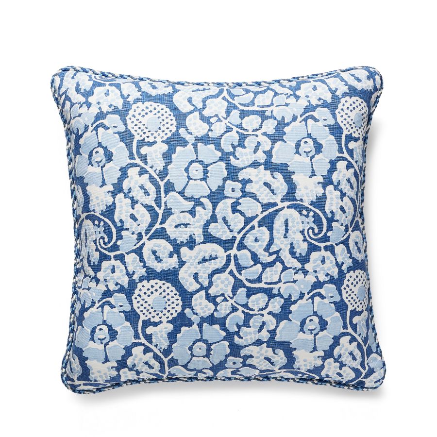 Purchase GWMAIDFPILL0003 Maiden Floral, Denim - Scalamandre Pillows