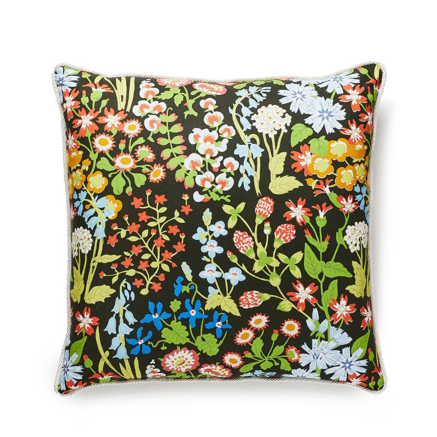 Purchase GWNYMPHPILL0003 Nymph Floral, Black Multi - Scalamandre Pillows
