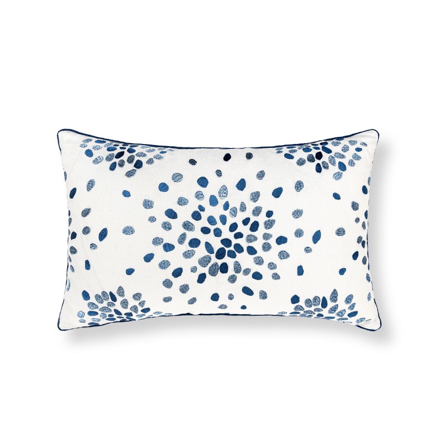 Purchase HNLFIREPILL0007 Firefly Embroidered, Blue - Scalamandre Pillows