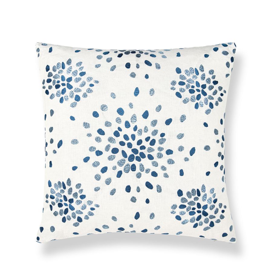 Purchase HNSDDK420000007 Firefly Embroidered, Blue - Scalamandre Pillows