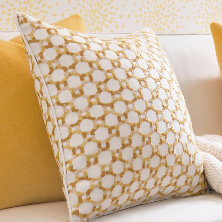 Purchase HNISLDPILL0002 Island Trellis, Yellow - Scalamandre Pillows