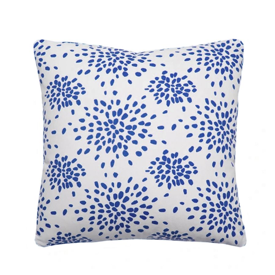 Purchase HNFIRWKPILL000B Fireworks, Blue On White - Scalamandre Pillows