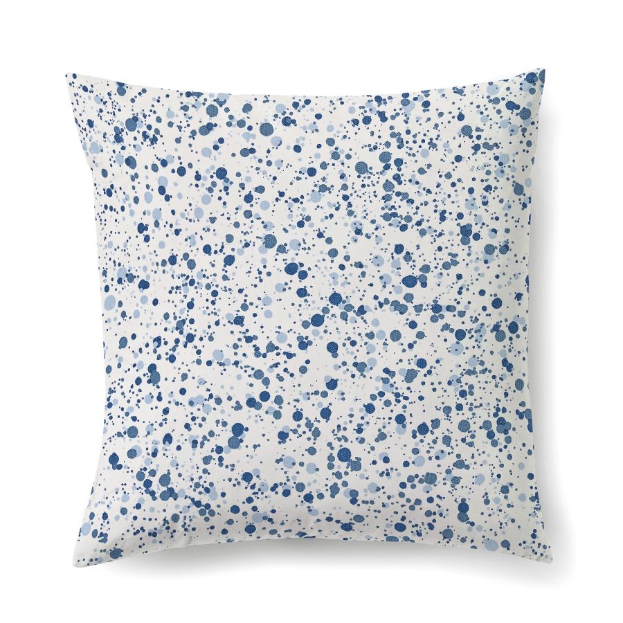 Purchase HNSPATPILL00BK Spatter, Ocean Blue - Scalamandre Pillows