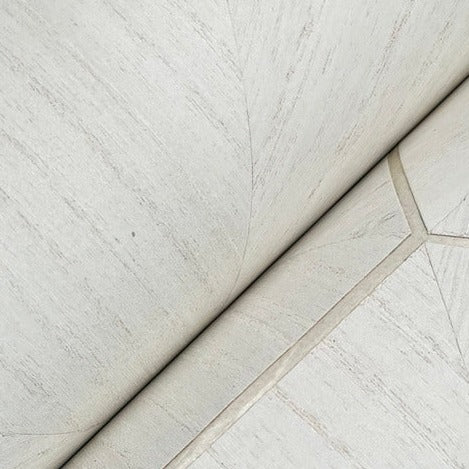 Sample - Ho2101Gv | Grasscloth & Natural Resource, Hexagram Wood Veneer - Ronald Redding Wallpaper