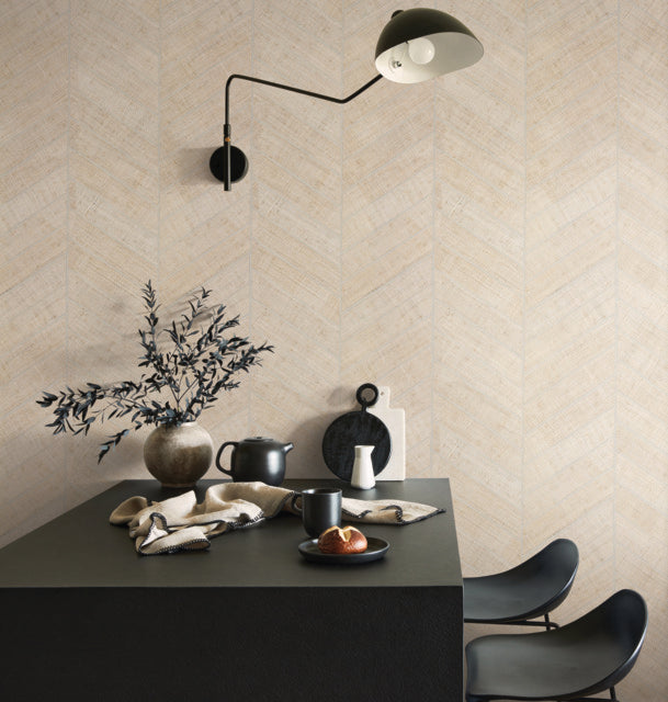 Purchase Ho2108Gv | Grasscloth & Natural Resource, Atelier Herringbone - Ronald Redding Wallpaper