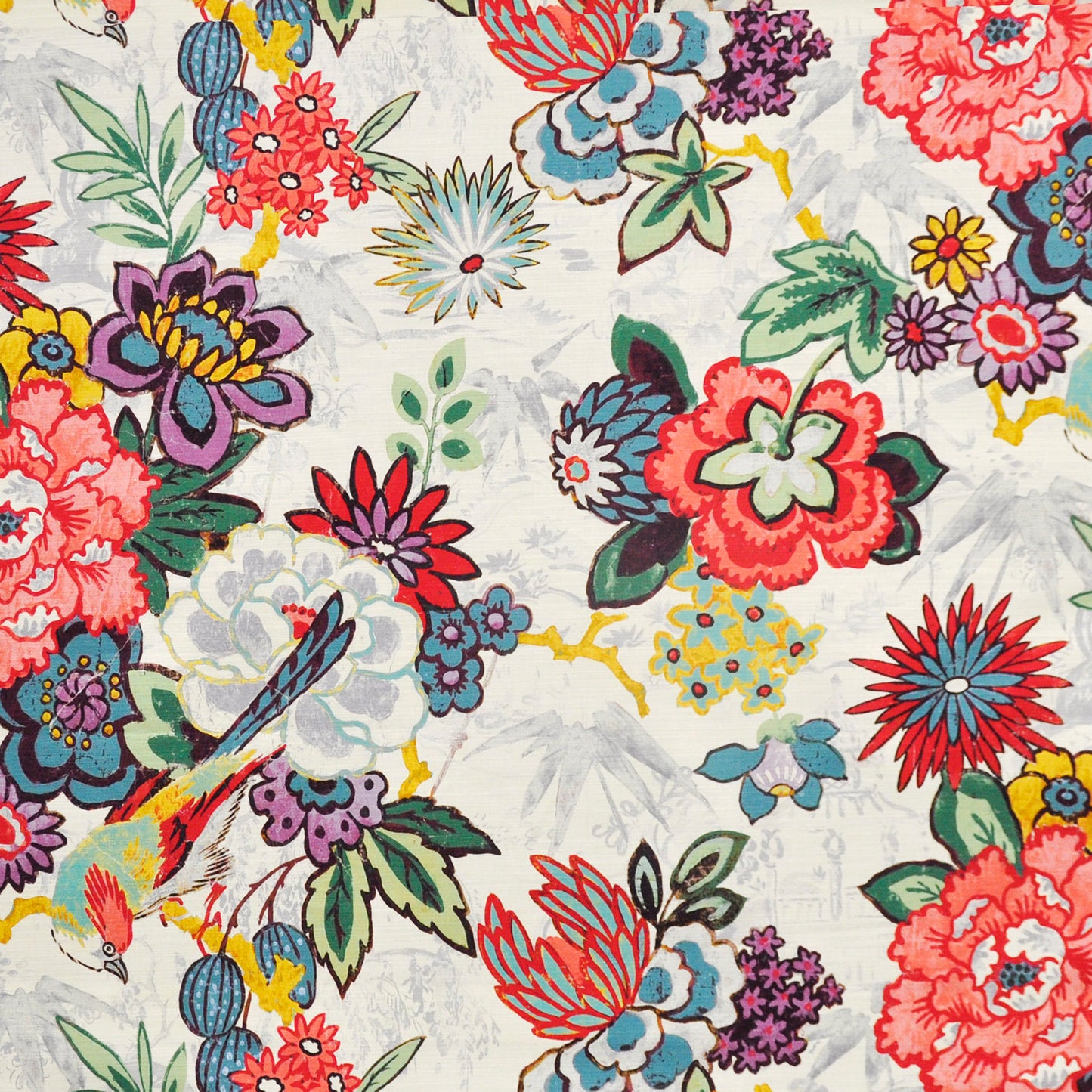 Purchase Maxwell Fabric - Ikebana, # 513 Hibiscus