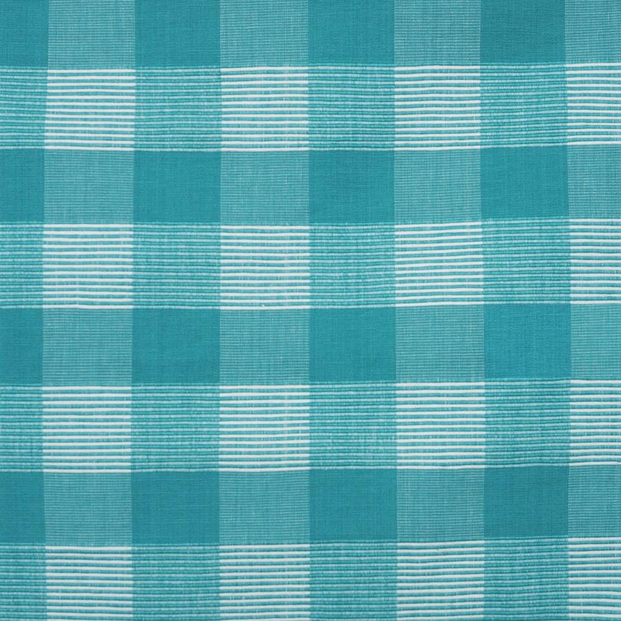 Shop JAG-50061.131.0 Siam Sq Cotton Blue Check/Plaid by Brunschwig & Fils Fabric