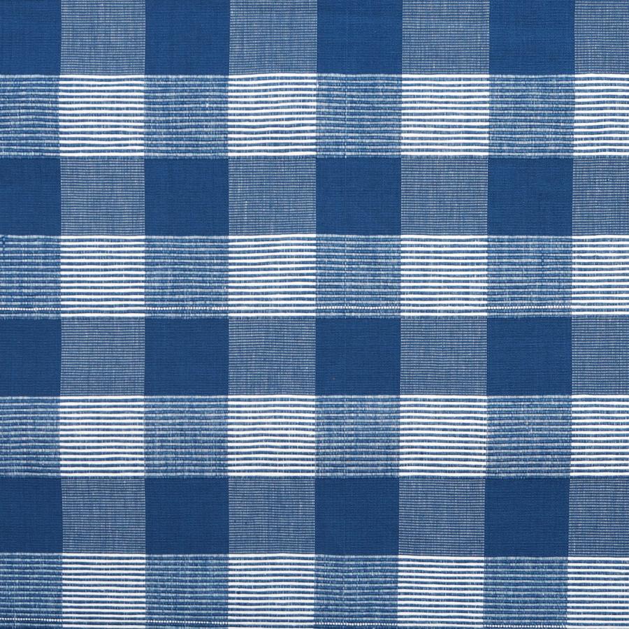 Sample JAG-50061.501.0 Siam Sq Cotton Blue Check/Plaid Brunschwig and Fils Fabric