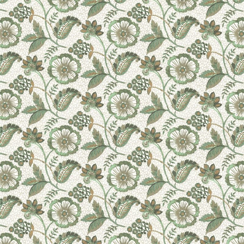 Purchase Stout Fabric Pattern# Jasmine 2 Aqua