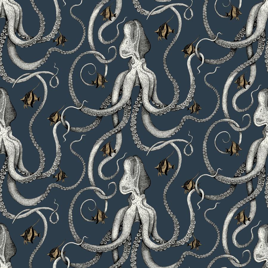 Sample - JMW1002.01.0 Octopoda, 1 by Kravet Couture Wallpaper