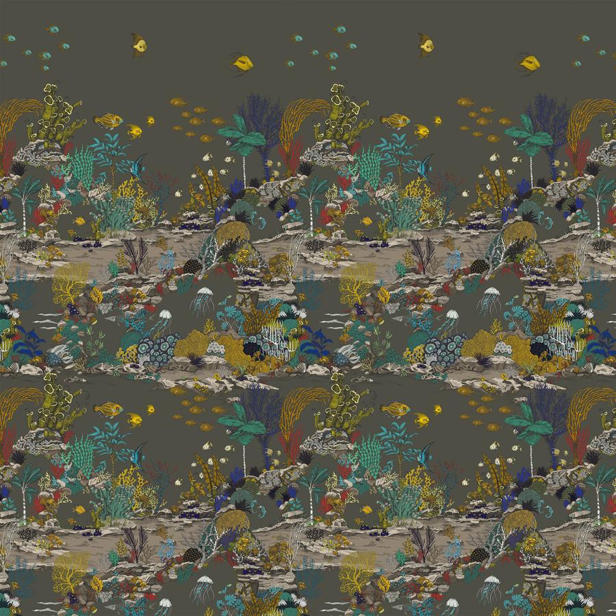 Sample - JMW1003.02.0 Underwater Jungle, 2 by Kravet Couture Wallpaper
