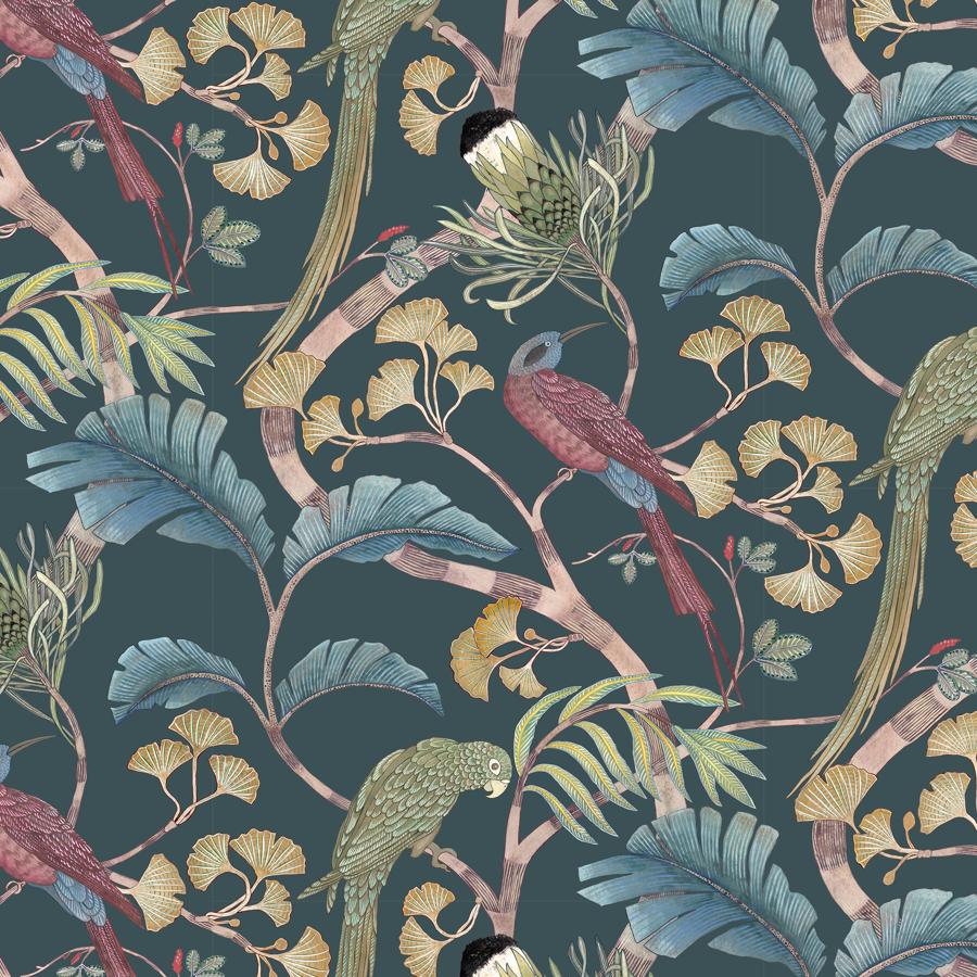 Sample - JMW1006.02.0 Living Branches, 2 by Kravet Couture Wallpaper