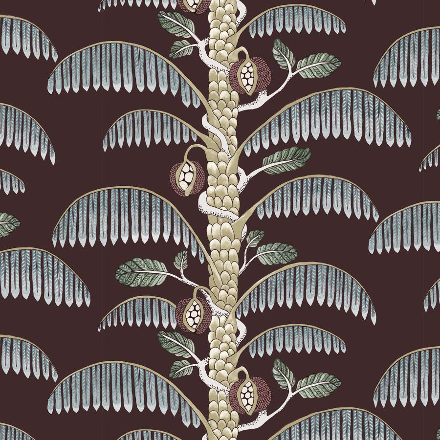 Sample - JMW1015.21.0 Palm Stripe, 21 by Kravet Couture Wallpaper