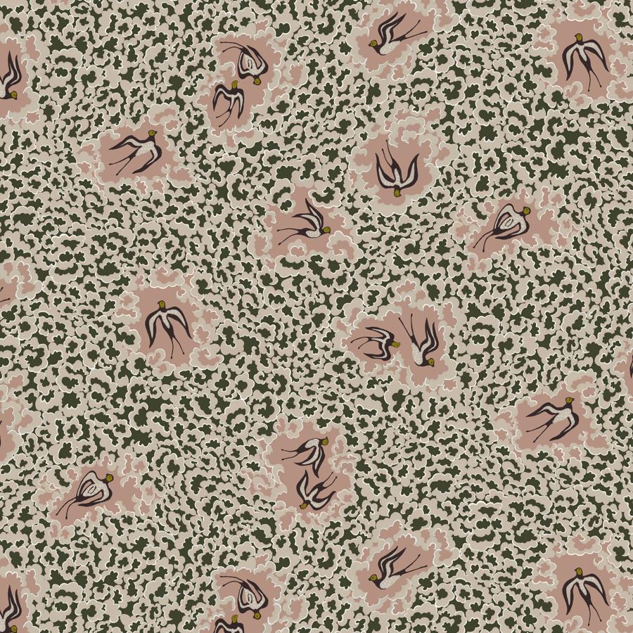 Sample - JMW1020.11.0 Beas Swallows, 11 by Kravet Couture Wallpaper