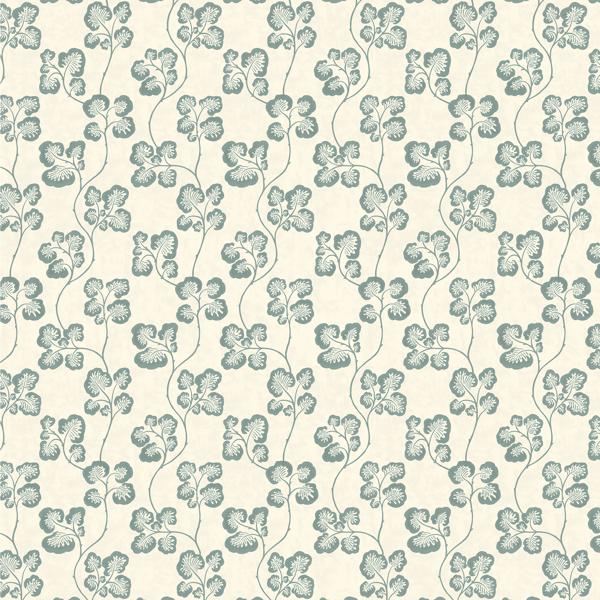 Sample - Jmw1024-21 | Cabbage Check Wp, Blue Botanical - Kravet Couture Wallpaper - Jmw1024.21.0