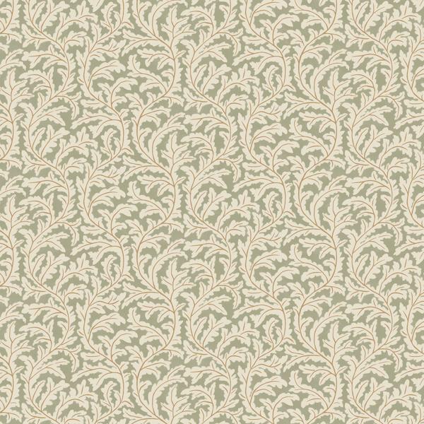 Sample - Jmw1025-21 | Frond Ogee, Green Lattice - Kravet Couture Wallpaper - Jmw1025.21.0