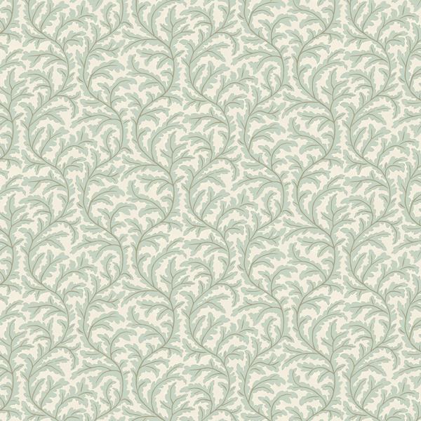 Sample - Jmw1025-31 | Frond Ogee, Blue Lattice - Kravet Couture Wallpaper - Jmw1025.31.0