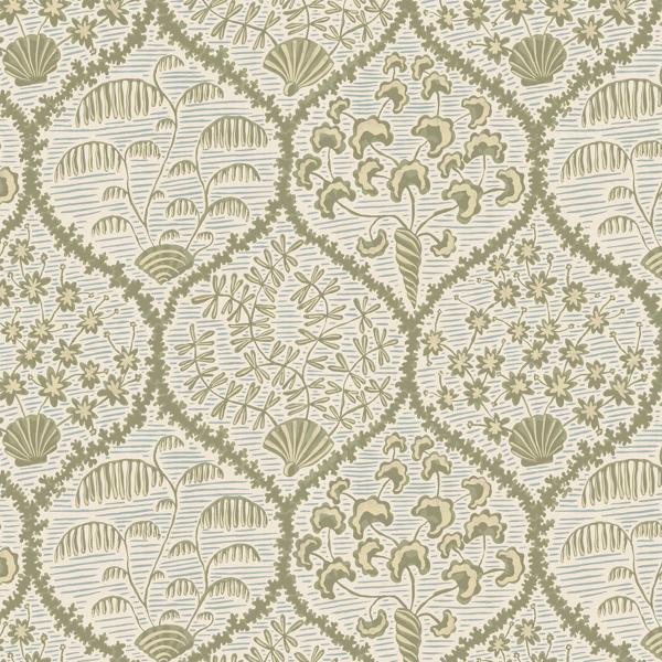 Sample - Jmw1029-01 | Sowerby, Green Abstract - Kravet Couture Wallpaper - Jmw1029.01.0