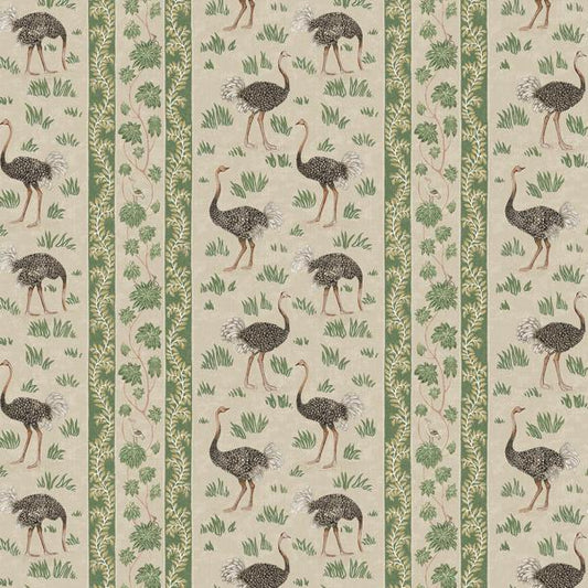 Purchase Jmw1032-11 Ostrich Stripe, Brown Botanical - Kravet Couture Wallpaper - Jmw1032.11.0