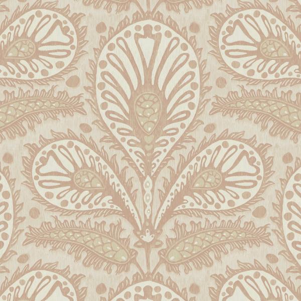 Sample - Jmw1034-31 | Ikat Clover, Beige Ikat - Kravet Couture Wallpaper - Jmw1034.31.0