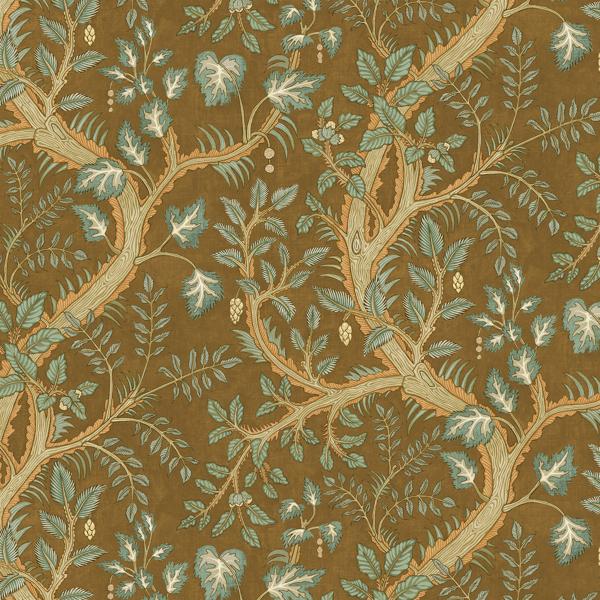 Sample - Jmw1036-21 | Hedgerow, Green Botanical - Kravet Couture Wallpaper - Jmw1036.21.0