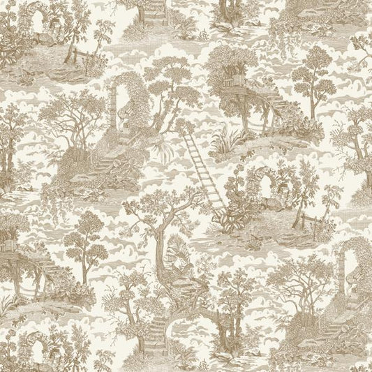 Purchase Jmw1038-01 Islet Hopping Toile, Green Botanical - Kravet Couture Wallpaper - Jmw1038.01.0