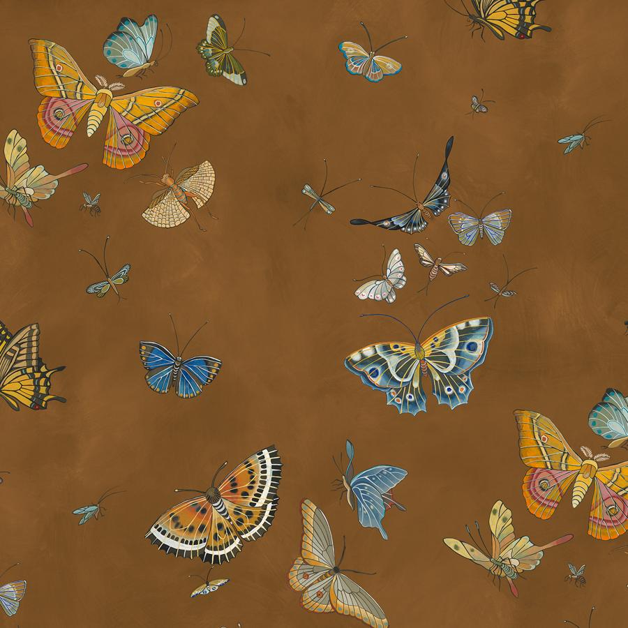 Purchase Jmw1043-11 Butterflies, Brown Insects - Kravet Couture Wallpaper - Jmw1043.11.0