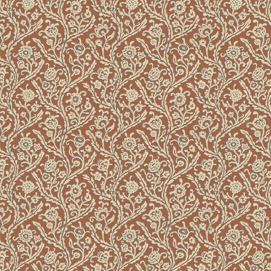 Purchase Jmw1044-21 Letti, Red Botanical - Kravet Couture Wallpaper - Jmw1044.21.0